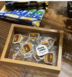 グルービカラーズ ノベルティ❤︎HAMBURGER ラバーキーホルダー ❤︎一つのサムネイル