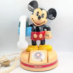 希少・昭和レトロ】ミッキーマウス 電話機 神田通信工業 1983年製 当時