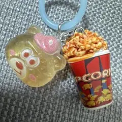 めじるしチャーム クマ ポップコーン