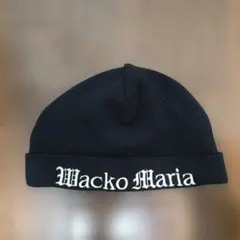 新品未使用 WACKO MARIA ワコマリア ニット帽 ビーニー 黒 期間限定ポイント5倍キャンペーン中!!] 新品 ワコマリア WACKO