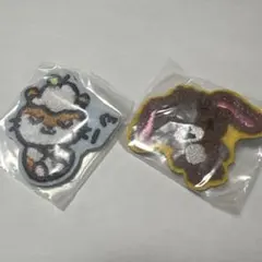 シュガーバニーズ　くろうさ　コロコロクリリン　はま寿司　 ワッペン 2種セット