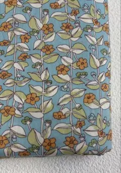 リバティ　スカーレット　50cm　ライトブルー　CHECK&STRIPE