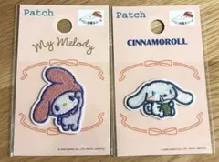 サンリオワッペンシール　シナモロール　マイメロディ　2枚セット