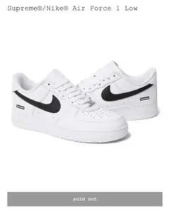 Supreme Nike Air Force 1 Low White/Black