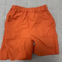 UNIQLO ハーフパンツ　120 オレンジ