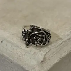 ヴィンテージリング　vintage ring 16号　【スカル】