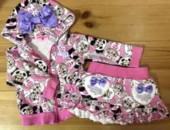 3点♡ EARTHMAGIC フード付きパーカー 80cm ピンク