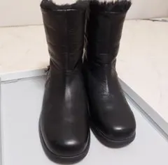 【新品未使用】BeauFort ブラック レザー ブーツ 24cm