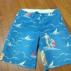 美品Polo by Ralph Lauren ショートパンツ 32インチ青gapのサムネイル
