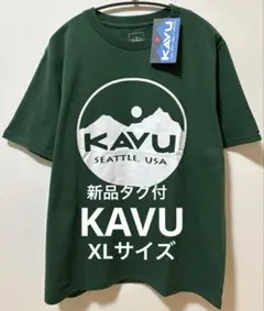 新品未使用タグ付KAVU カブー ビッグブランドロゴ　Tシャツ オーバーサイズ