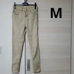 ベージュスキニーパンツ 【M】