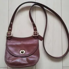 ✦お値下げしました✦COACH ショルダーバッグ ブラウン レザー ターンロック