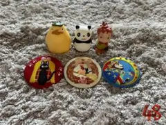 ジブリ 指人形・缶バッジセット