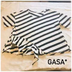 GASA*  ガサ★ボーダー　カットソー　バスクシャツ