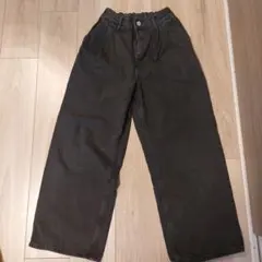 GU ブラックデニム M(150)