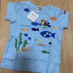 【4点セット新品未使用】 ミキハウスHOT.B Tシャツ２枚と半ズボン2つ
