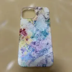 花柄 iPhone14用ソフトケース
