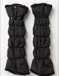 marie claire ブラック レッグウォーマー