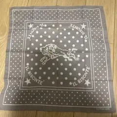 【中古】イルビゾンテ　大判ハンカチ　バンダナ