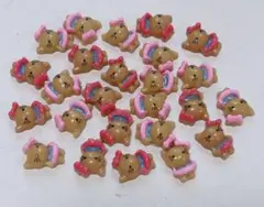 サンリオ キティ 日焼け ネイルパーツ 25個