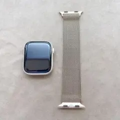 AppleWatch 7 MKNP3J/A 45mm ミラネーゼループ