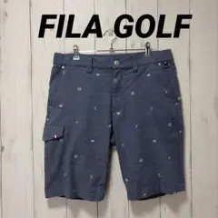 FILA GOLF フィラゴルフ　ハーフパンツ　総柄