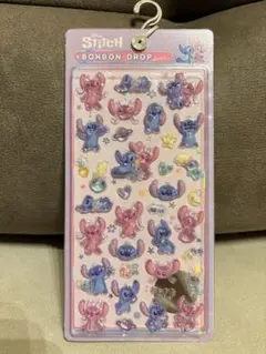 【正規品】ディズニー　ボンボンドロップシール スティッチ＆エンジェル