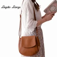 凹み痕有り⚠️ Legato Largo レガートラルゴ 薄マチ ショルダーバッグのサムネイル