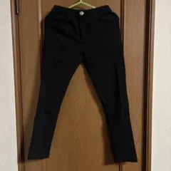 キッズ　黒　長ズボン　スキニー