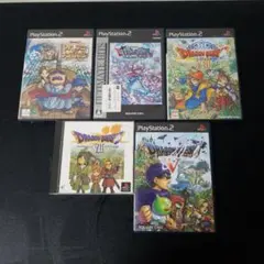 PS2ソフト ドラクエ5、ドラクエ7、ドラクエ8、トルネコ3、少年ヤンガス