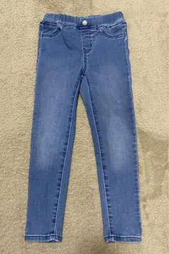 未使用⭐︎GU  エクストラストレッチデニムレギンスパンツ　110