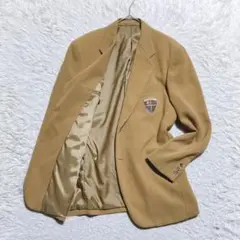 良品⭐️ヴィンテージ　スクールジャケット　ブレザー　キャメル　シングル　メンズ