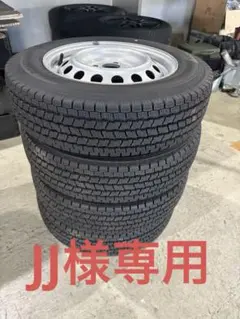 JJ様専用【引き取り限定 】スタッドレスタイヤ 14インチ ホイール付き【美品】