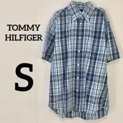 【TOMMY HILFIGER 半袖チェックシャツ S】のサムネイル