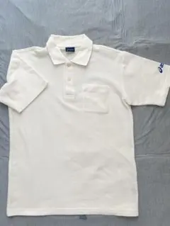 asics ポロシャツ メンズ M ホワイト