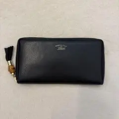 グッチ Gucci グッチ 長財布 バンブー 307984 レザー ブラック…