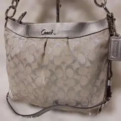 COACH コーチ シグネチャー 2way ショルダーバッグ ハンドバッグ