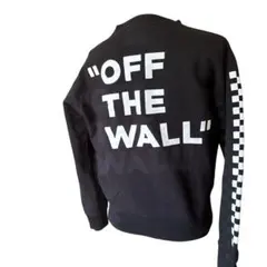 バンズVANS OFF THE WALL スウェット Sサイズ　バックプリント