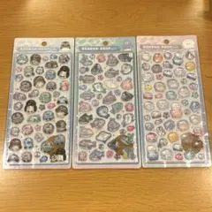 正規品　水族館限定　ボンボンドロップシール　ペンギン　クラゲ　ジンベエサメ