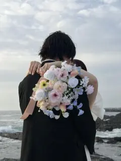 ⭐︎4月中値下げ⭐︎ウェディングブーケ ピンク ホワイト ブルー