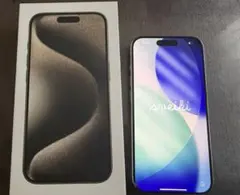 iPhone15pro 本体 SIMフリー256GB 画面ヒビ有