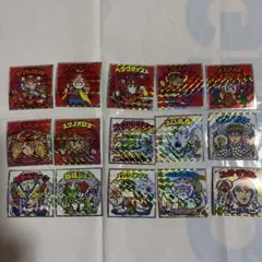 ロッテ ビックリマンチョコ 紅白ビックリマンシール 15枚セット