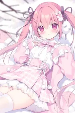 Canvas+Garden 宮坂みゆ C105タペストリー 雪遊びりらちゃん