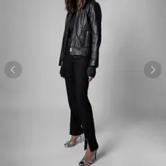 ZADIG&VOLTAIRE クレープジップアップパンツ34