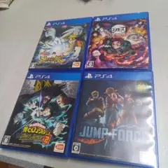 PS4　少年ジャンプ系ゲームソフト　4本セット