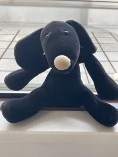 Rykiel 黒い犬のぬいぐるみ