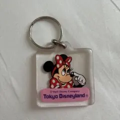 【昭和レトロ】東京ディズニーランド ミニー アクリルキーホルダー