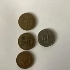 旧韓国コインセット 10ウォン 100ウォンのサムネイル