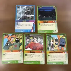 NARUTO カードゲーム 作戦金文字カード5枚セット