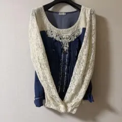 axesfemme ガーリー 姫系 フェアリーグランジ レース トップスのサムネイル